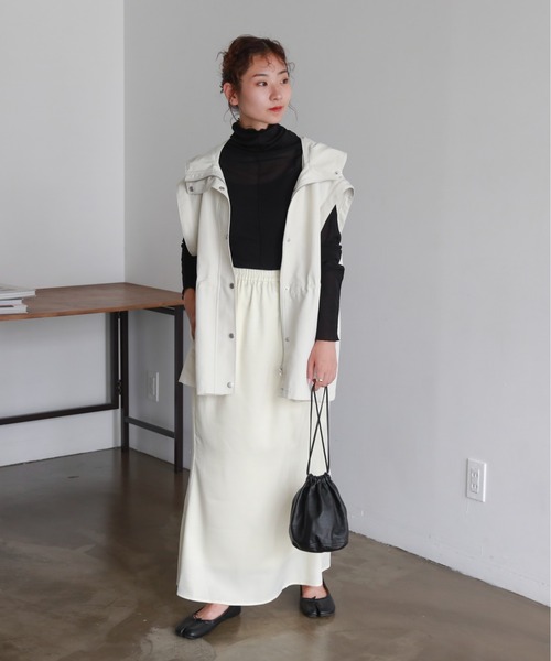 feepur（フェピュール）の「【TALLサイズあり】サテンマーメイドロング