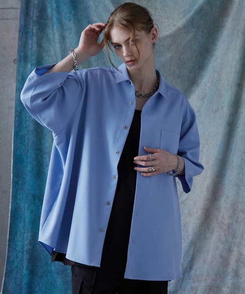 SERACE（セラス）の「【SERACE】Loose silhouette short sleeve shirt