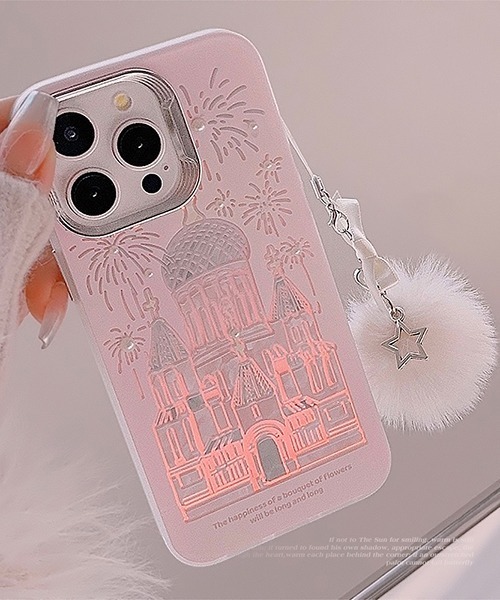 オーロラケース ストラップ付き iPhone15 15Pro iPhoneケース