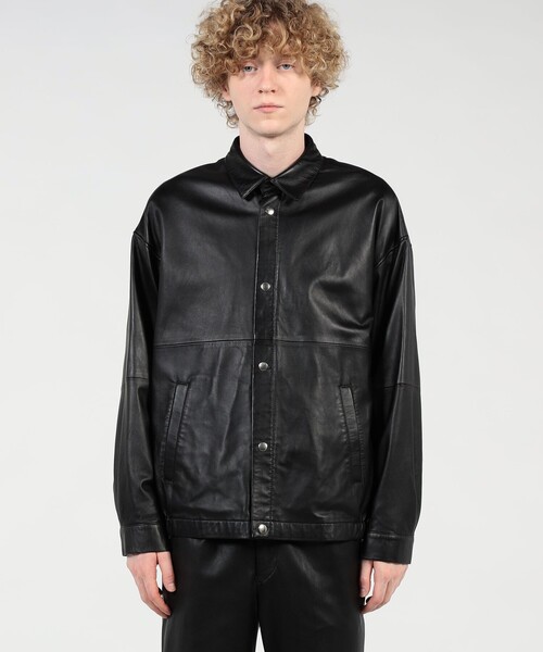 EDITION（エディション）の「ラムレザーシャツブルゾン（ダッフル