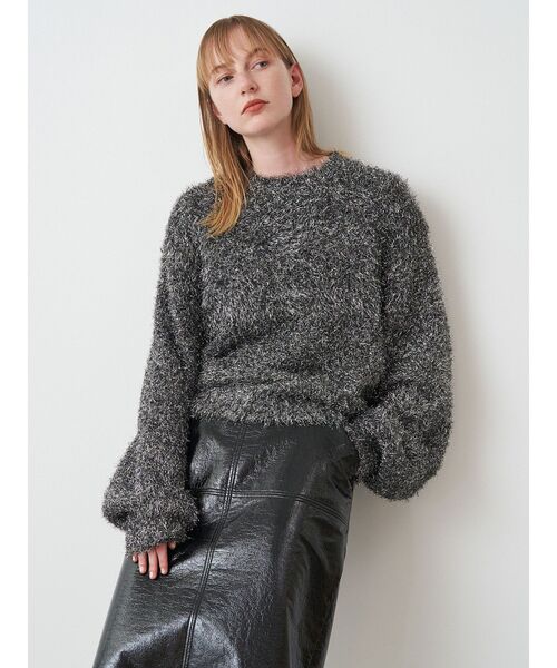 ELENDEEK（エレンディーク）の「フィルムラメニット（ニット/セーター