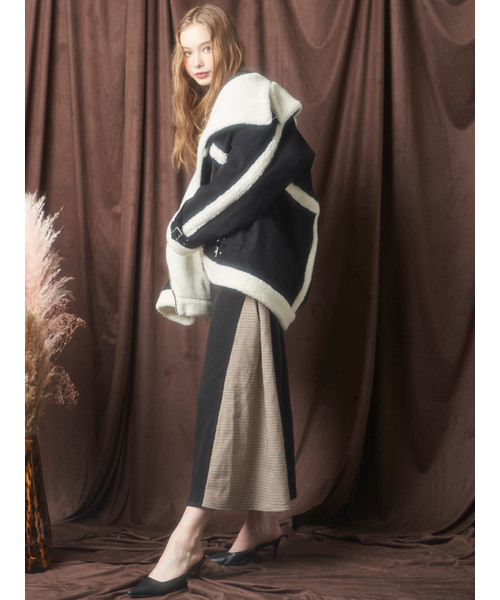 Darich（ダーリッチ）の「スエードルーズライダースボアCT（ムートン