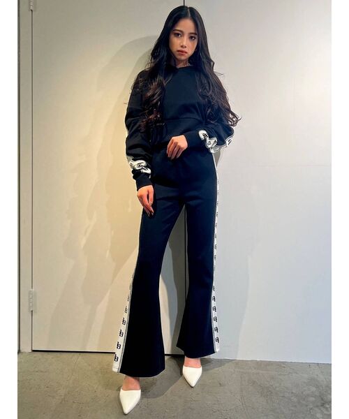 GYDA（ジェイダ）の「【セットアップ着用可】GG logoラインパンツ