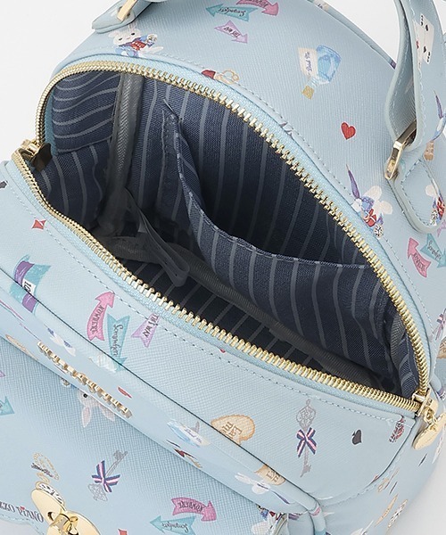 mezzo piano（メゾピアノ）の「ワンダーランド柄 ミニリュック（バック