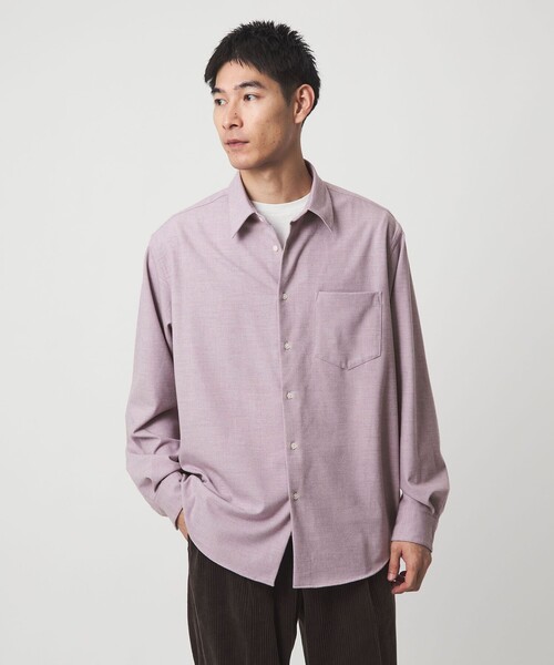 セール】TRフラノ ジャストルーズ レギュラーカラー シャツ