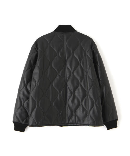 Schott/ショット/QUILTED LINNER SHORT LEATHER/キルティング ライナー
