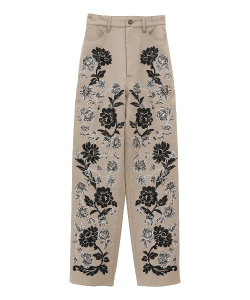 セール】FLOWER EMBROIDERY PANTS（その他パンツ）｜CLANE（クラネ）の