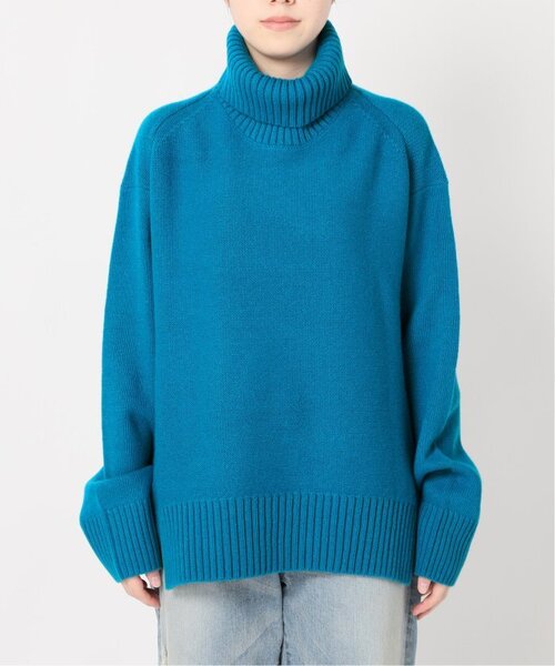 AQUA タートルプルオーバー サックスブルー フレームワーク FRAMeWORK