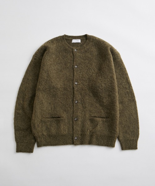 定番】モヘアミックス オーバーサイズ クルーネックカーディガン