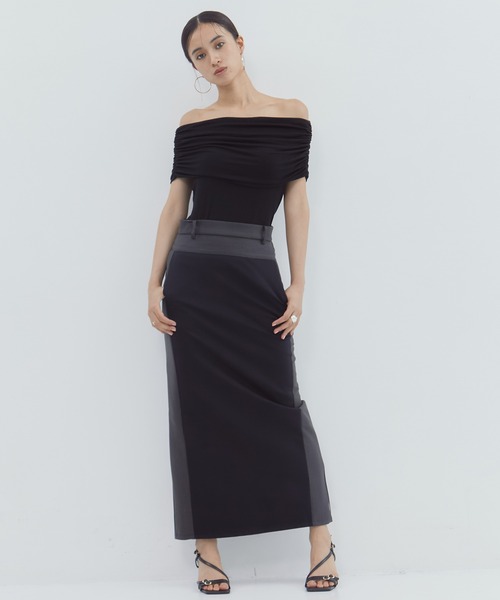 determ/デターム】《STUDIOUS別注》OFF SHOULDER TOPS/オフショルダー