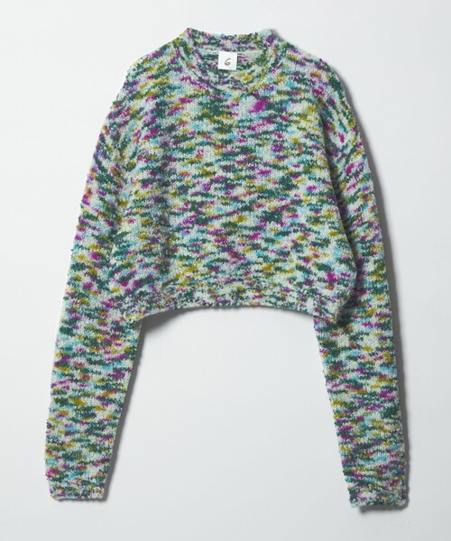 セール】＜6(ROKU)＞ウールコットン ミックス ニット プルオーバー