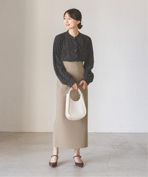 Noble（ノーブル）の「《追加》ジャージーライクカラータイトスカート