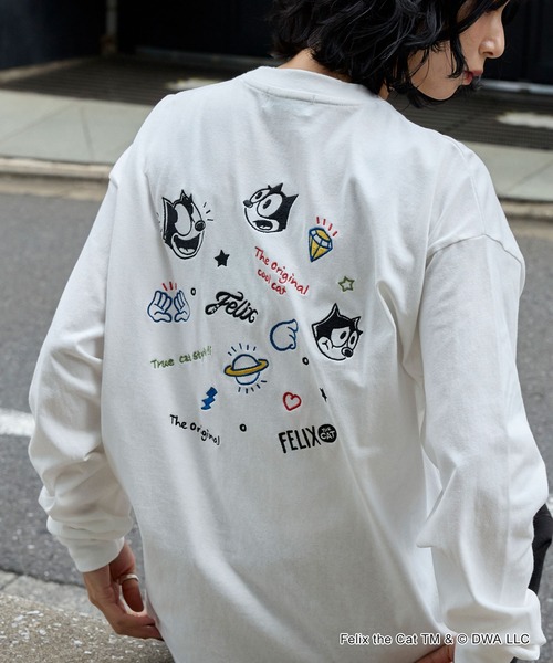 セール】【FELIX】別注 ヴィンテージライク グラフィック ロゴ刺繍