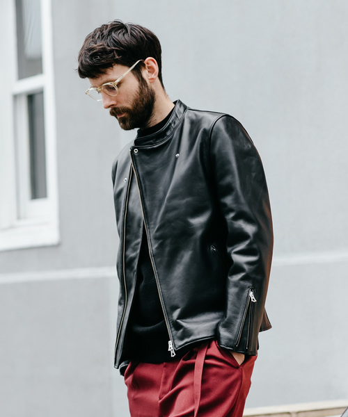 MR.OLIVE（ミスターオリーブ）の「アンティーク ブラック カウ レザー