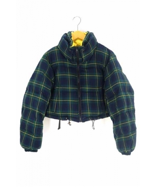 ブランド古着】インナーハーネス付 チェックダウンジャケット（ダウン