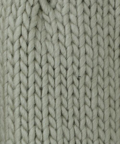 6（ロク）の「＜6(ROKU)＞WOOL ROVING KNIT PULLOVER/ニット（ニット