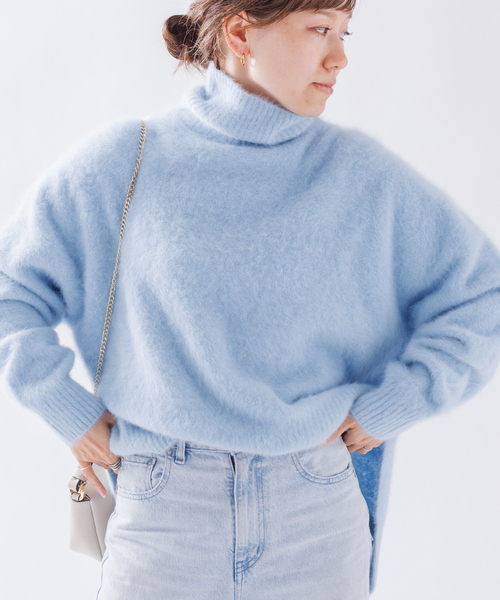 Rouge vif（ルージュヴィフ）の「FOX＆Cashmere タートルニットプル