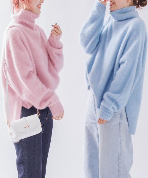 Rouge vif（ルージュヴィフ）の「FOX＆Cashmere タートルニットプル