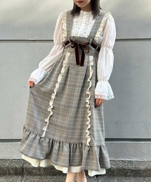 MILK｜ミルクのジャンパースカート（チェック柄）通販 - ZOZOTOWN