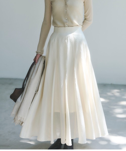 ファインシアーフレアスカート（スカート）｜anuans（アニュアンス）の
