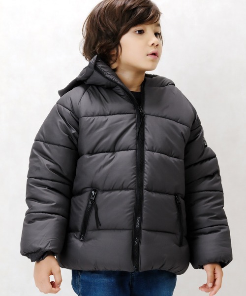 セール】フーデッドフェイクダウン マウンテンジャケット（ダウン