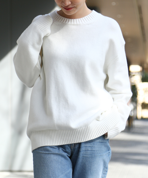 Deuxieme Classe（ドゥーズィエムクラス）の「Lily sof クルーネック