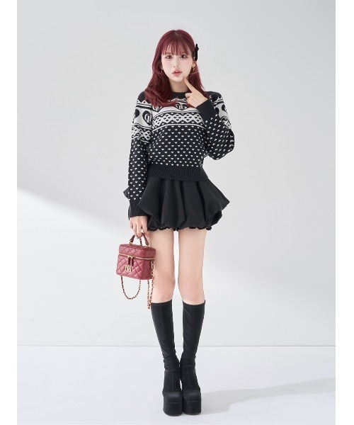 DDアーガイルニットトップス（ニット/セーター）｜Darich（ダーリッチ