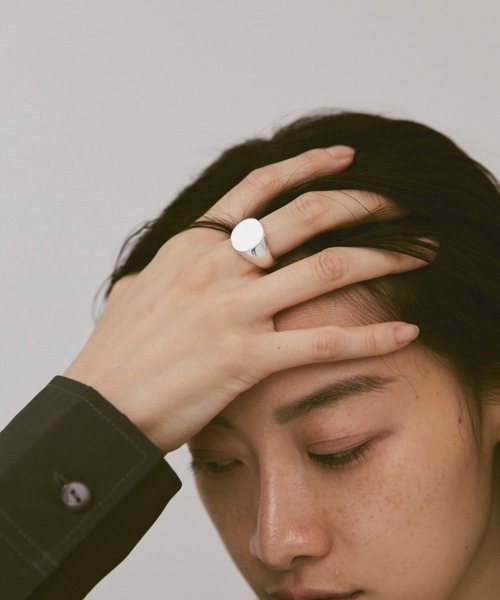 Minimal signet ring （circle）/ミニマルシグネットリング（サークル