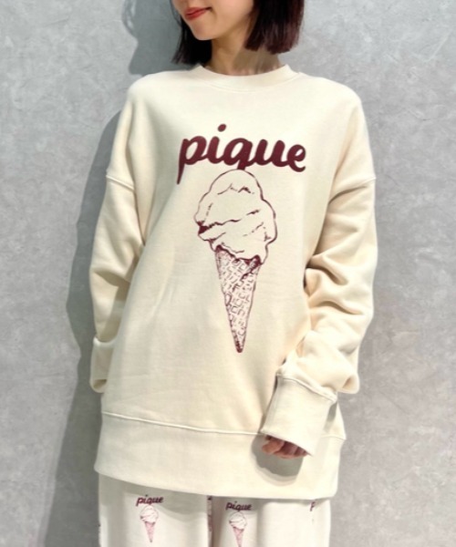 gelato pique（ジェラートピケ）の「【UNISEX】裏毛ワンポイントプル