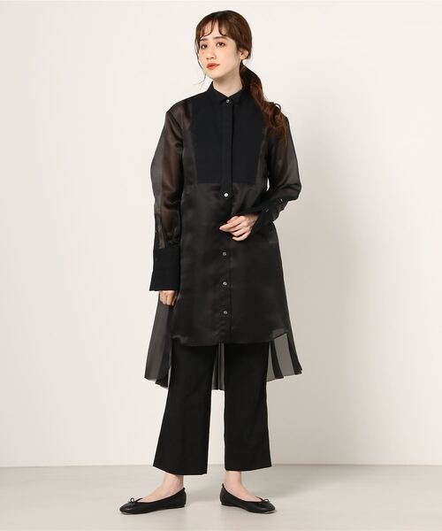 Sacai（サカイ）の「SACAI / バックプリーツシャツワンピース（シャツ