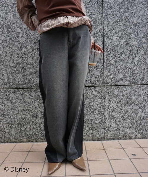 セール】MICKEY DESIGN DENIM PANTS（デニムパンツ）｜Disney