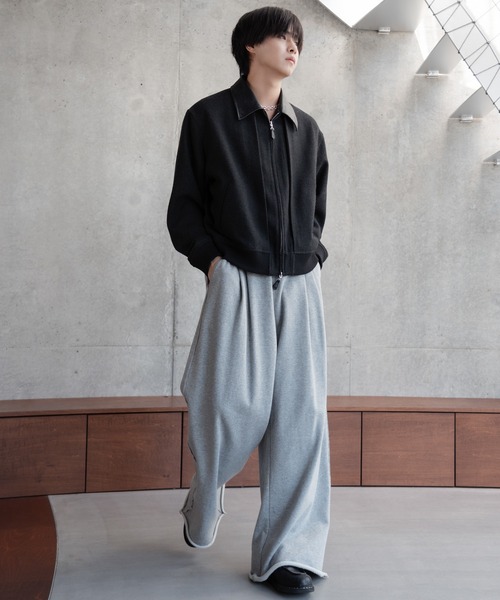 SINSS（シンス）の「Tweed short blouson / ツイードショートブルゾン