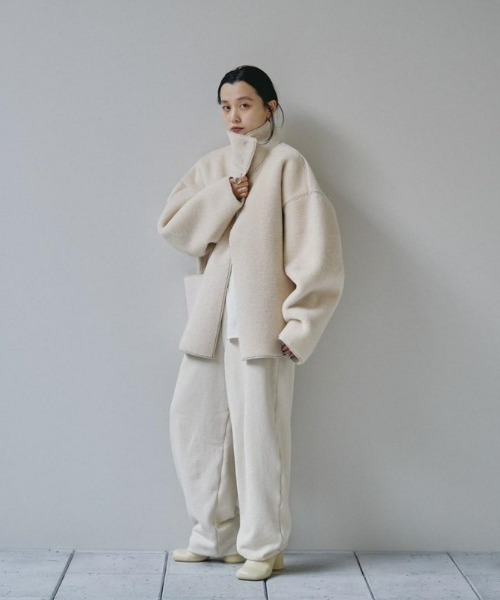 Standcollar Boa Jacket（ブルゾン）｜TODAYFUL（トゥデイフル）の