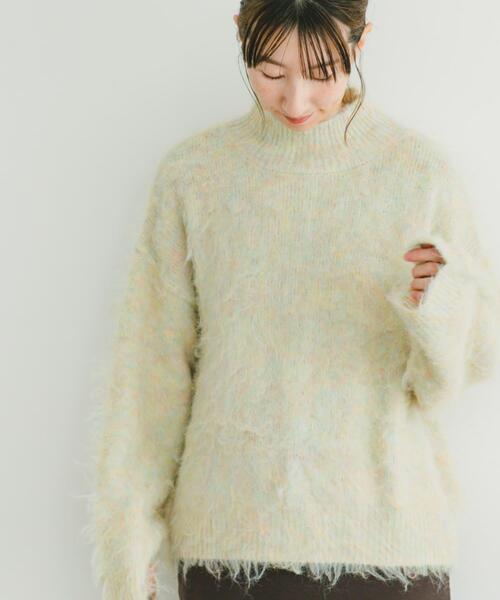 セール】ミックスシャギーハイネックニット（ニット/セーター）｜ITEMS