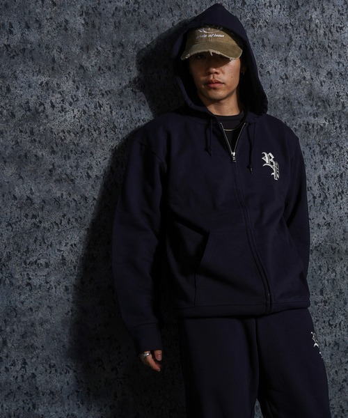 RIPPER】-ZOZOTOWN限定- RP刺繍 ジップパーカー【セットアップ可能