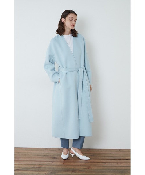 LE PHIL（ルフィル）の「ソフトウールリバーノーカラーコート（ノー