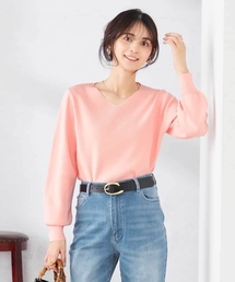 パフスリーブ」に該当するトップス（ピンク/桃色系）ファッション通販