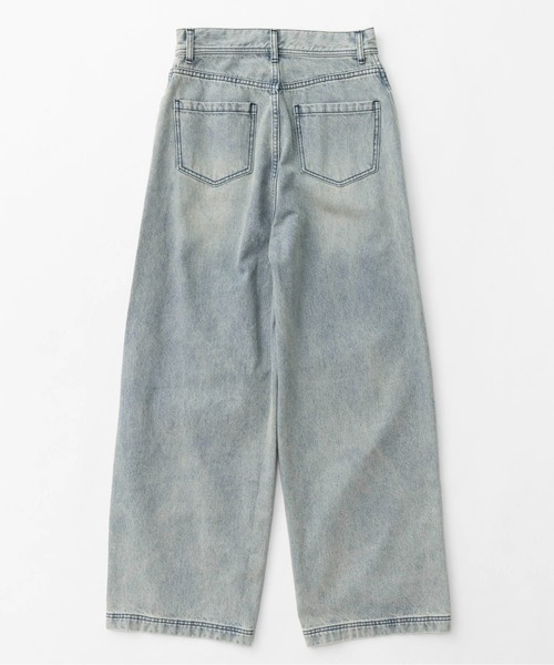 Tulle Layer Denim Pants/チュールレイヤーデニム【MAISON SPECIAL
