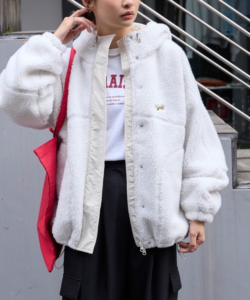 PENNEYS/ペニーズ 別注 THE FOX ロゴ ワンポイント刺繍 ドロスト