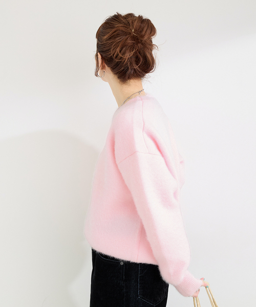 セール】手洗い可 / シャインフェザープルオーバー（ニット/セーター