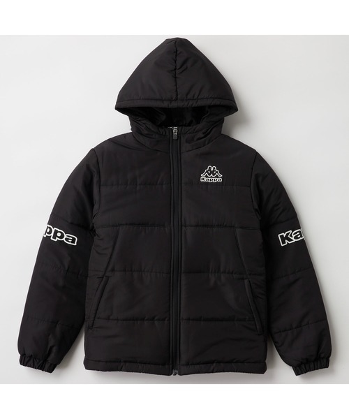 セール】Kappa カッパ ドローコード フード付き 中綿 ジャケット