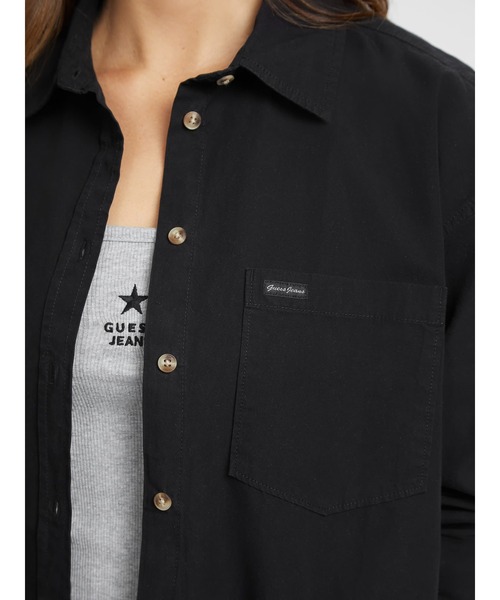 GUESS JEANS OVERSIZED Long-Sleeve Pocket Shirt 長袖シャツ | GUESS