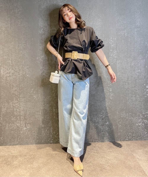 セール】eimyワイドデニム（デニムパンツ）｜EIMY ISTOIRE（エイミー