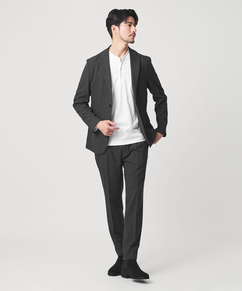 WEB限定 WARDROBE SMART】LANATEC セットアップ/背抜きジャケット