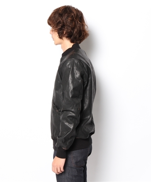 HYSTERIC GLAMOUR（ヒステリックグラマー）の「ゴートレザーMA-1 JK