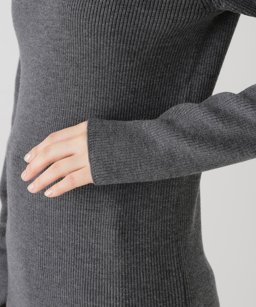 ウールリブタートルネックプルオーバー（ニット/セーター）｜AP STUDIO