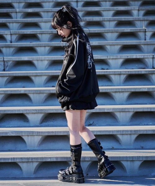 REFLEM/レフレム』ポーチ付きジャージフリルスカート（スカート