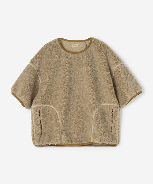 Sanca（サンカ）の「Sanca | ボアクルーネックプルオーバー WOMEN