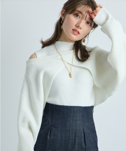 Apuweiser-riche（アプワイザーリッシェ）の「レイヤードニット