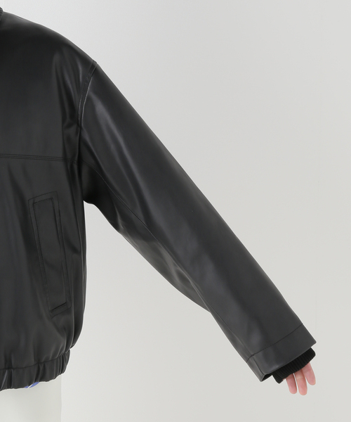 FRAMeWORK（フレームワーク）の「フェイクレザーフライトジャケット